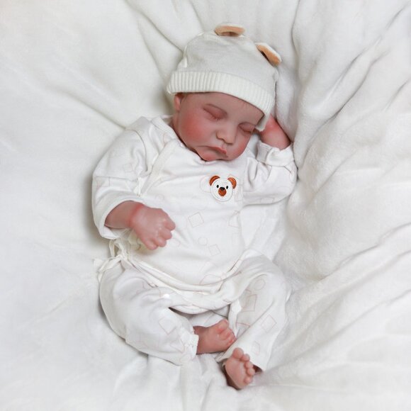 Realistic Newborn Baby Dolls Vinyl Silicone Real Lifelike Reborn Girl Doll Gift - Picture 3 of 7